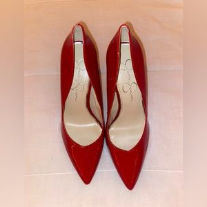 Beautiful Red Kitten Heels.